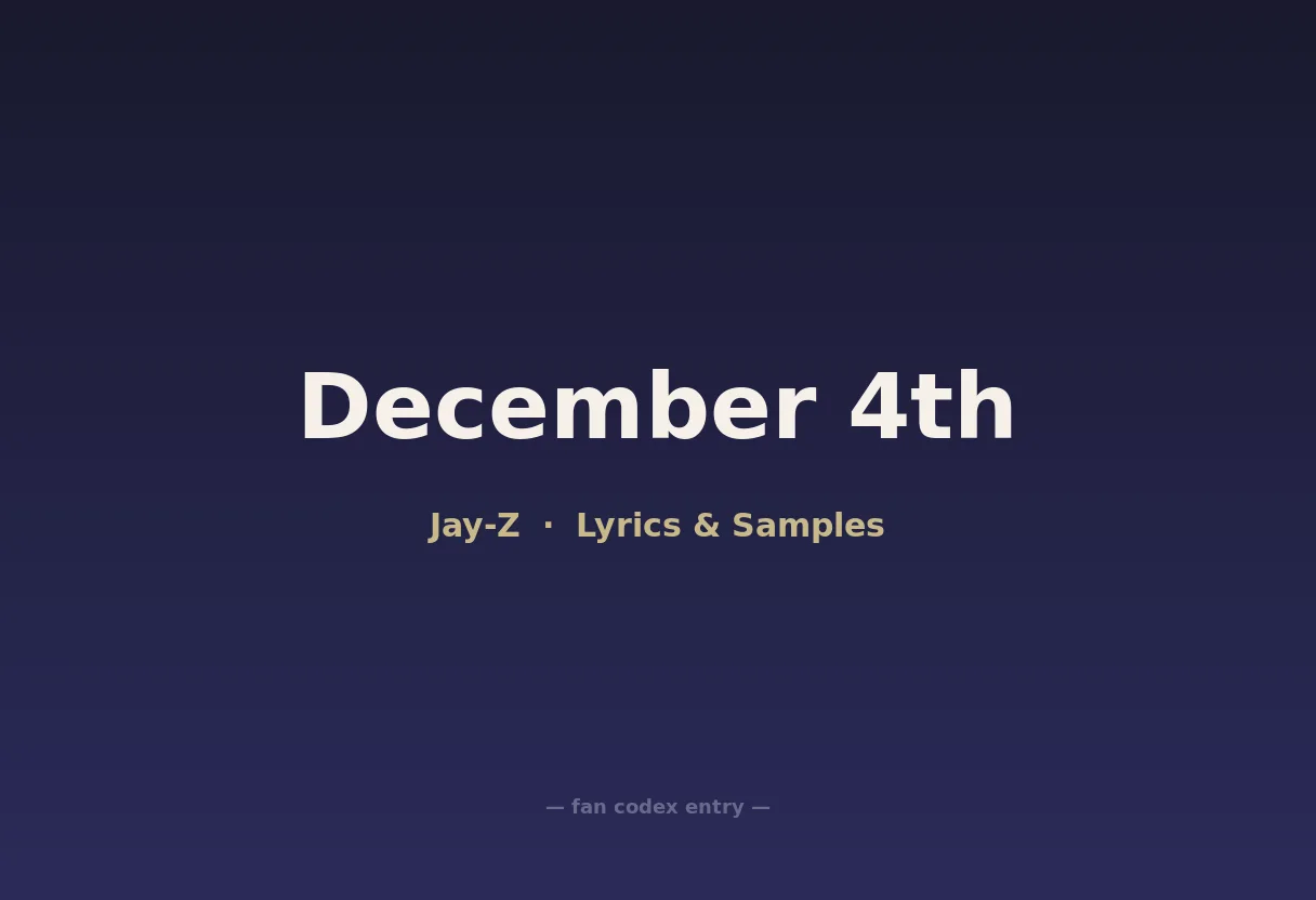 December 4th