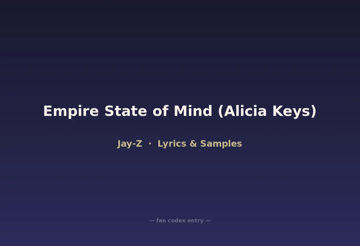 Empire State of Mind (Alicia Keys)