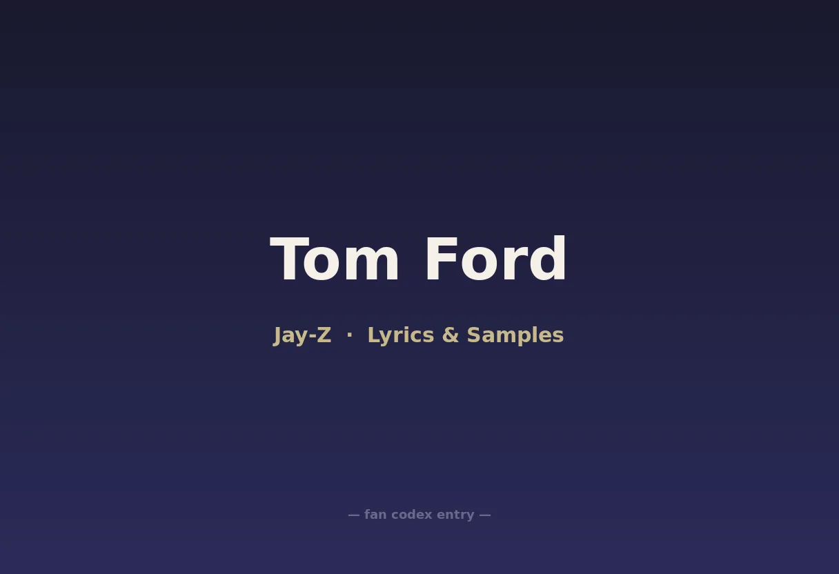 Tom Ford