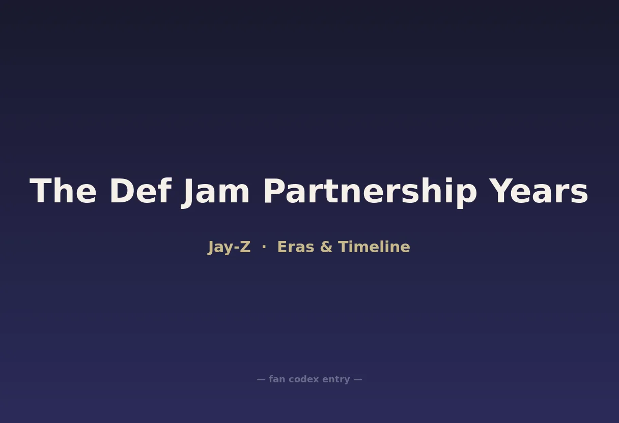 The Def Jam Partnership Years