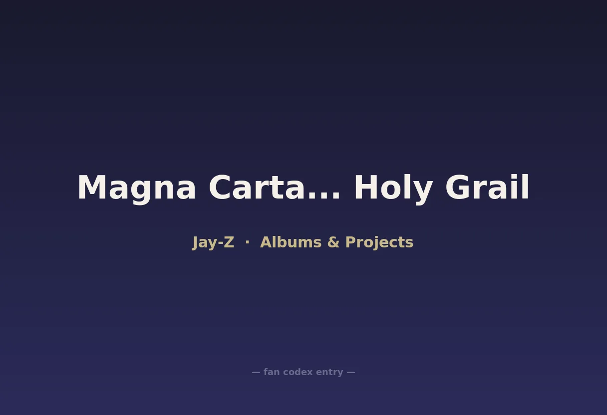 Magna Carta... Holy Grail