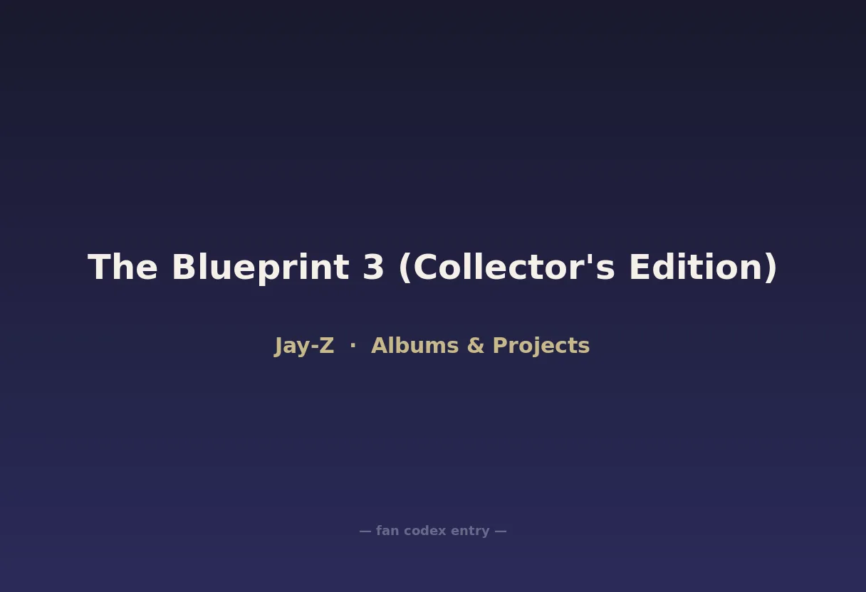The Blueprint 3 (Collector's Edition)